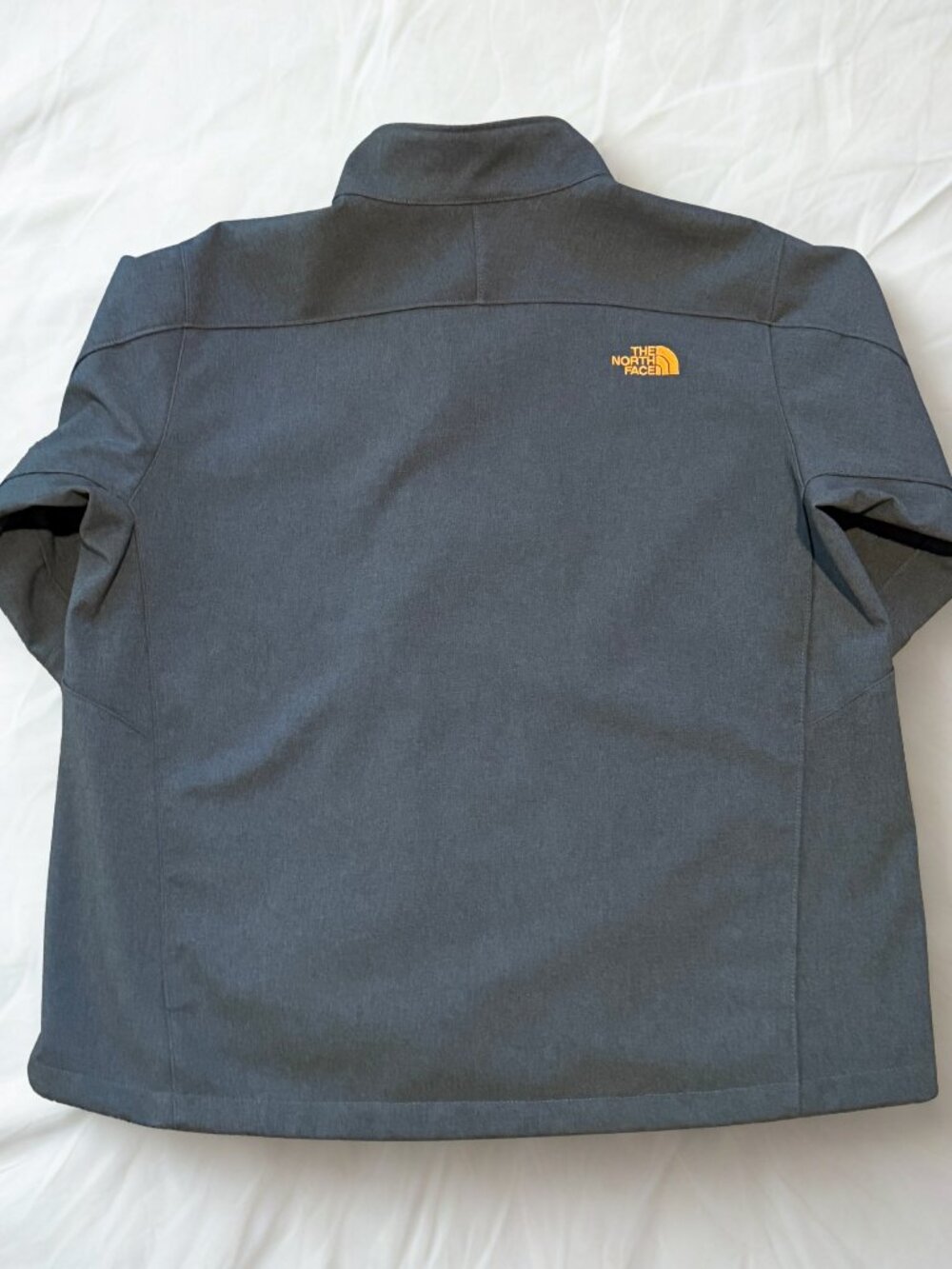 The North Face Mens Windwall Softshell Jacket Gray Orange XXL - Picture 2 of 8